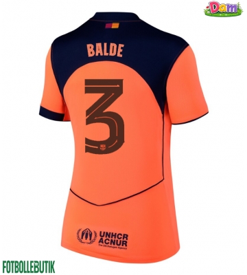 Barcelona Alejandro Balde #3 Tredje Tröja Kvinnor 2025-26 Kortärmad